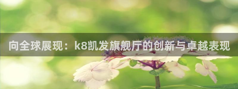 壹号大舞台娱乐app下载安装：向全球展现：k8凯发旗舰厅的创新与卓越表现